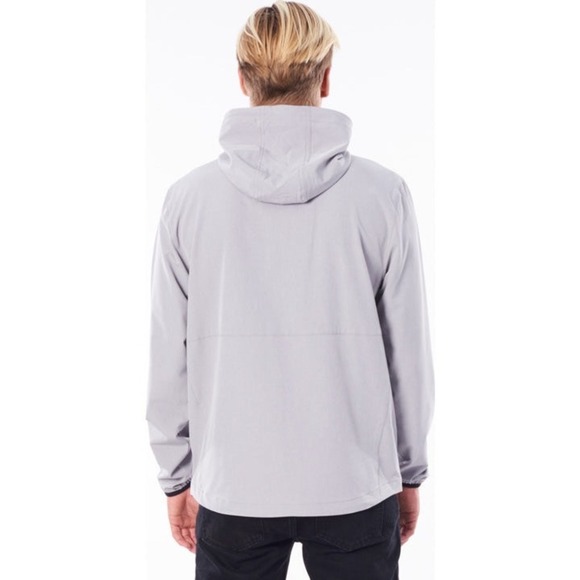 ✨Rip Curl Anti Series Grey Hooded Jacket Mens Small Lightweight Wind Rain Coat - Picture 2 of 6